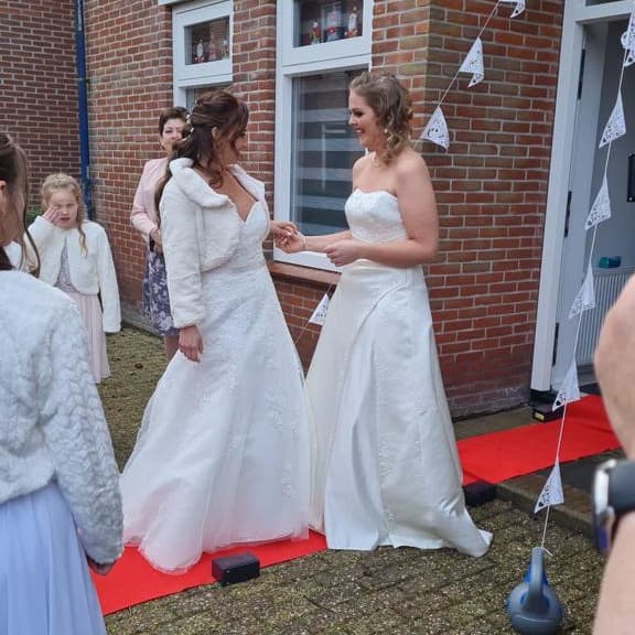 Bruidsfoto van Debbie