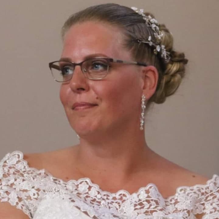 Bruidsfoto van Karin