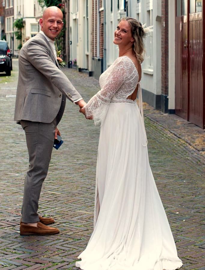 Bruidsfoto van Lisette Hoorn