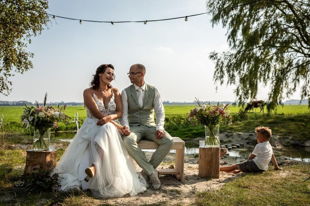 Bruidsfoto van Sandra Bouwers
